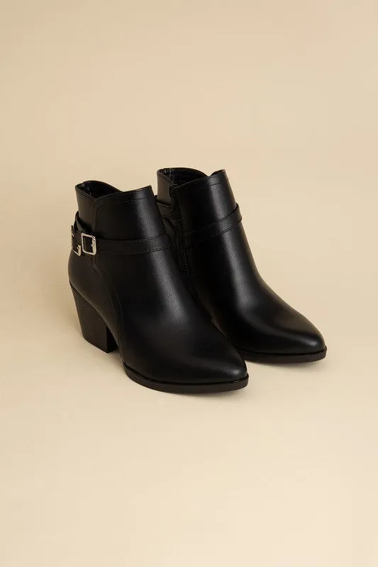 NADINE Ankle Buckle Boots