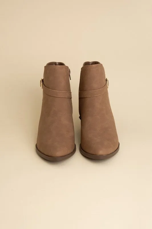 NADINE Ankle Buckle Boots