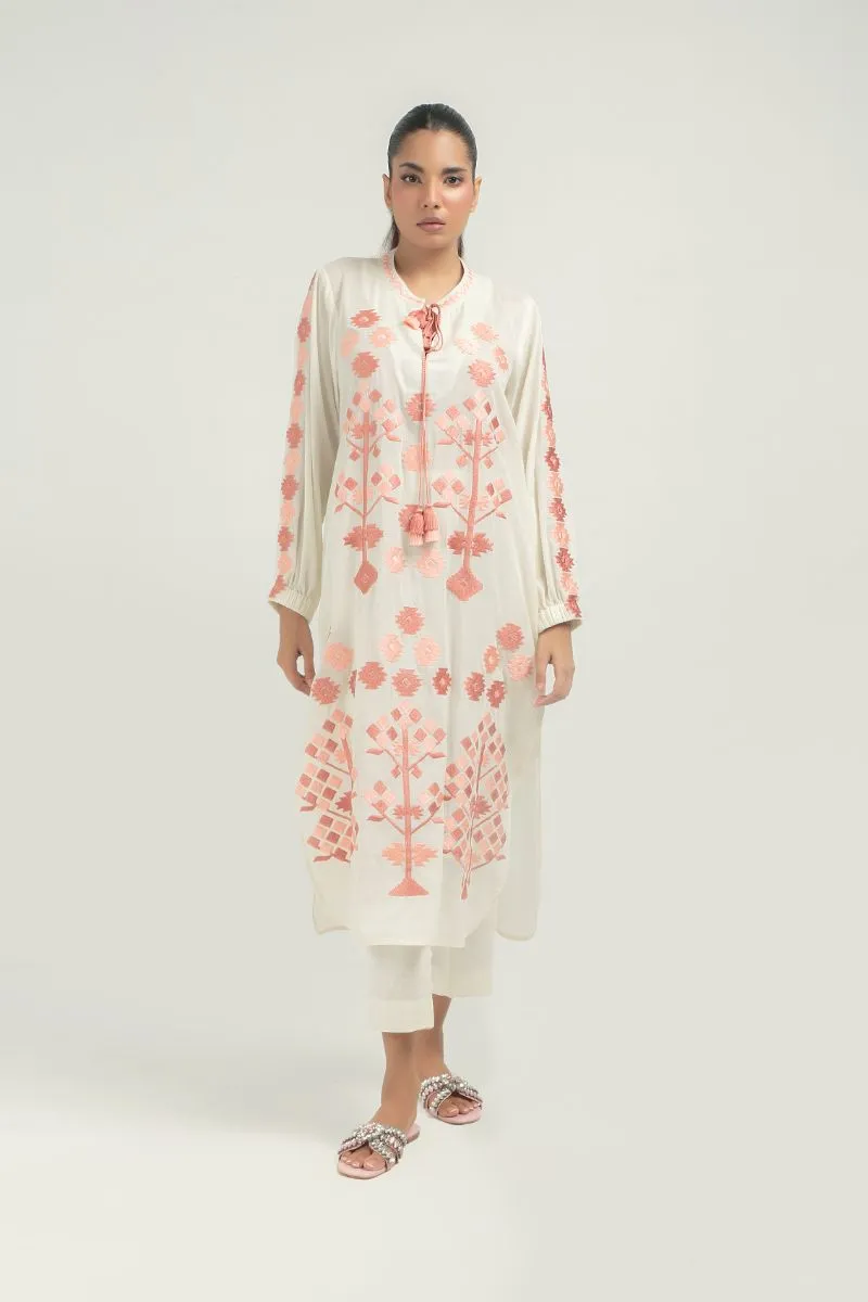 Nadiya Kassam - BAHAR PINK - 1 Piece - Linen