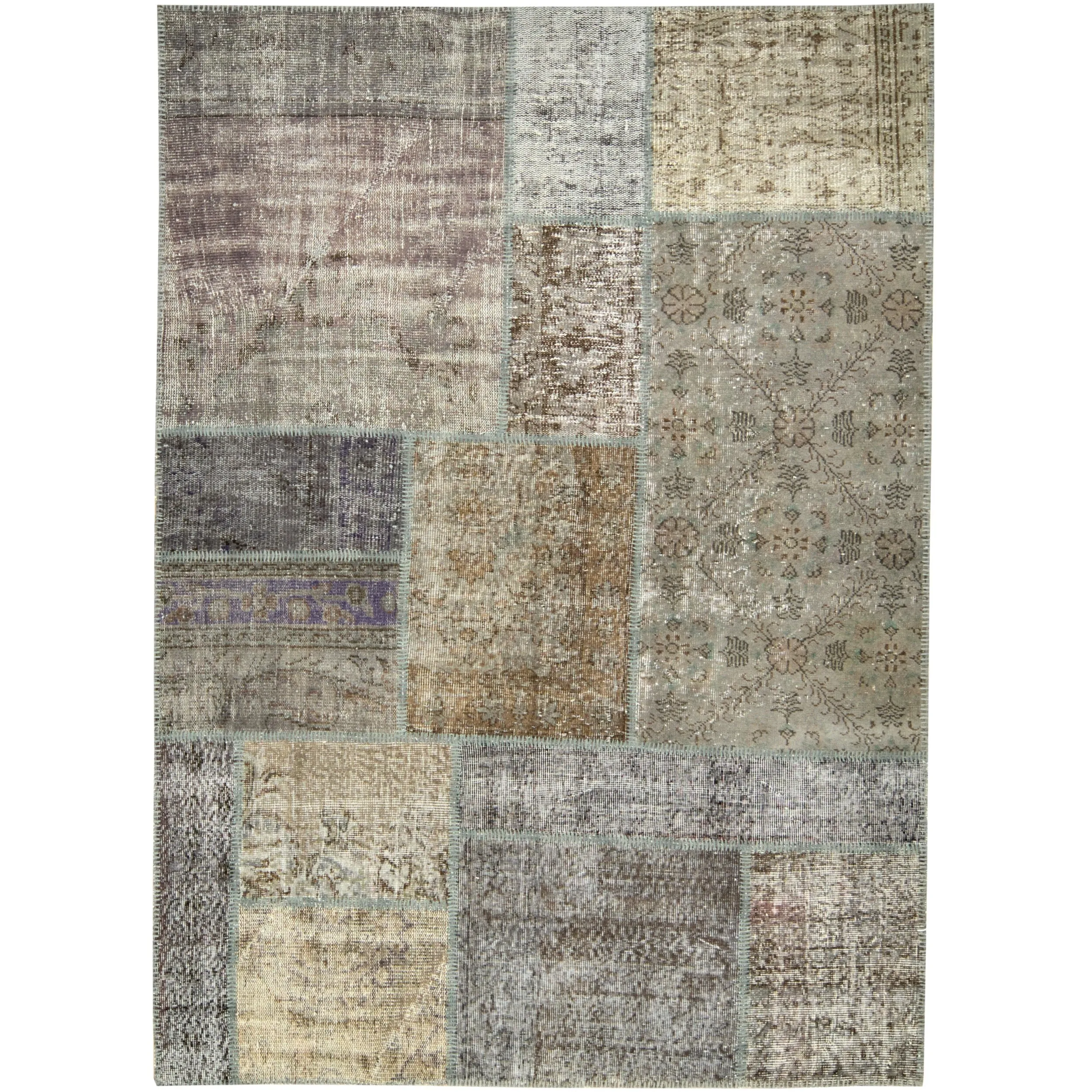 Naeemah - Vintage Turkish Patchwork Rug