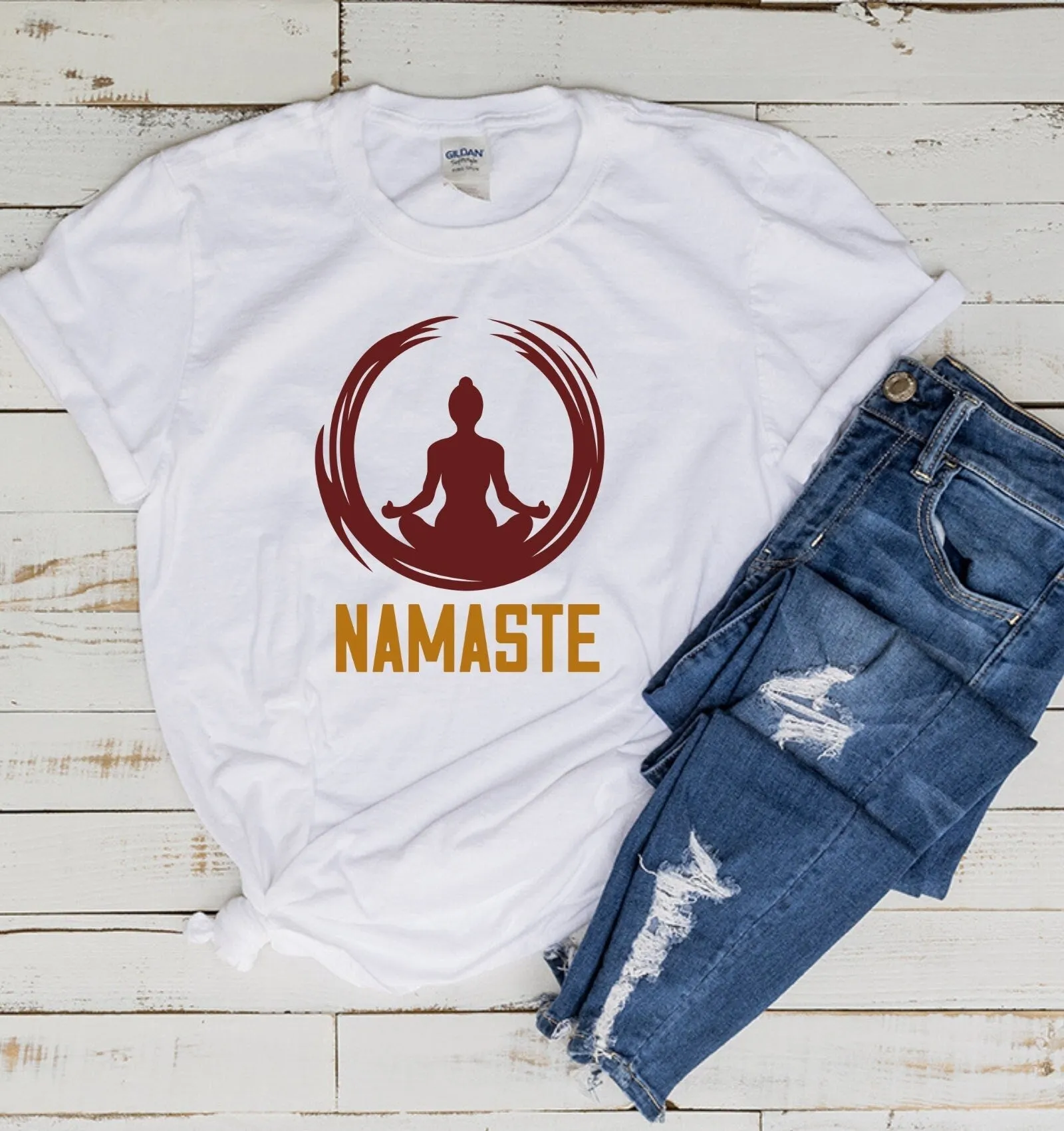 namaste bitches shirt- namaste shirt -yoga shirt -yoga Tshirt -meditation shirt -Yoga Namaste Tshirt -yoga gifts -yoga clothing