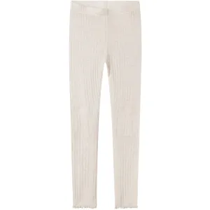 Name It Lilac Ash Wossa Wool/Silk Rib Leggings