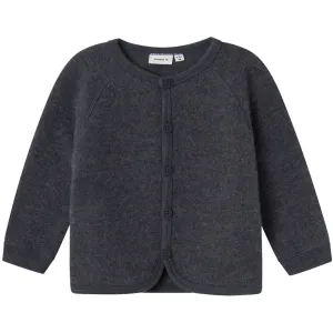 Name It Ombre Blue Wmino Wool Cardigan