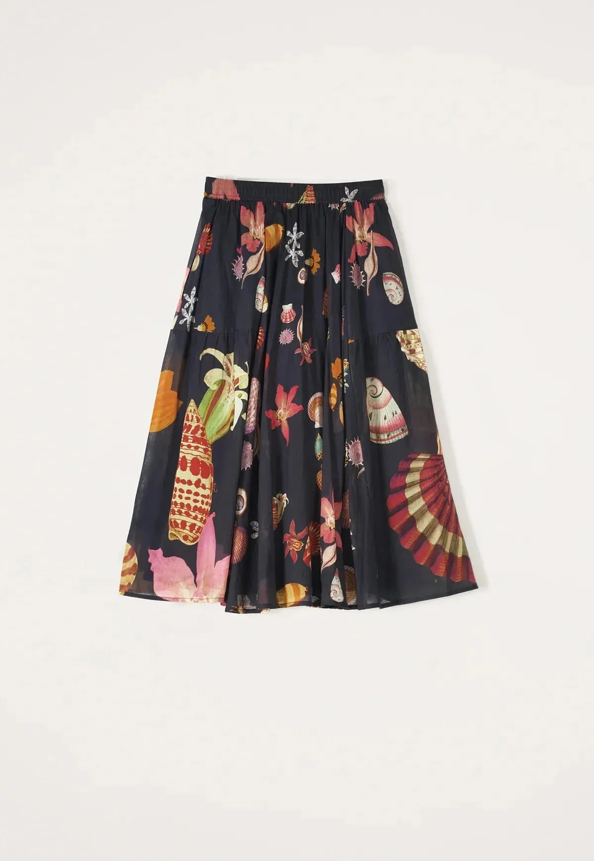 Nancybird Eula Skirt in Charcoal Shell