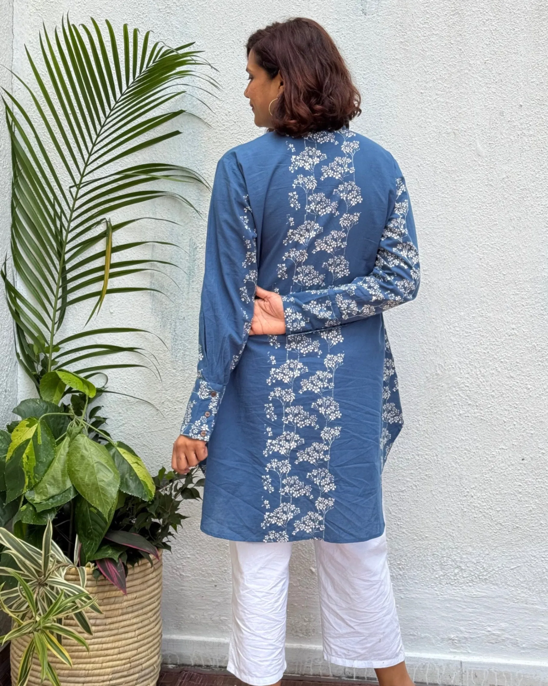 Nandini Block Printed Cotton Kurti