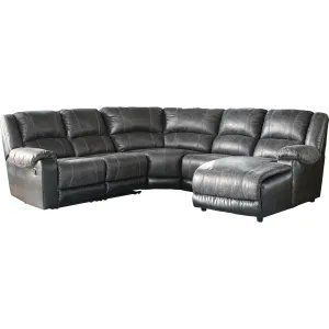 Nantahala 5 Piece RAF Reclining Sectional