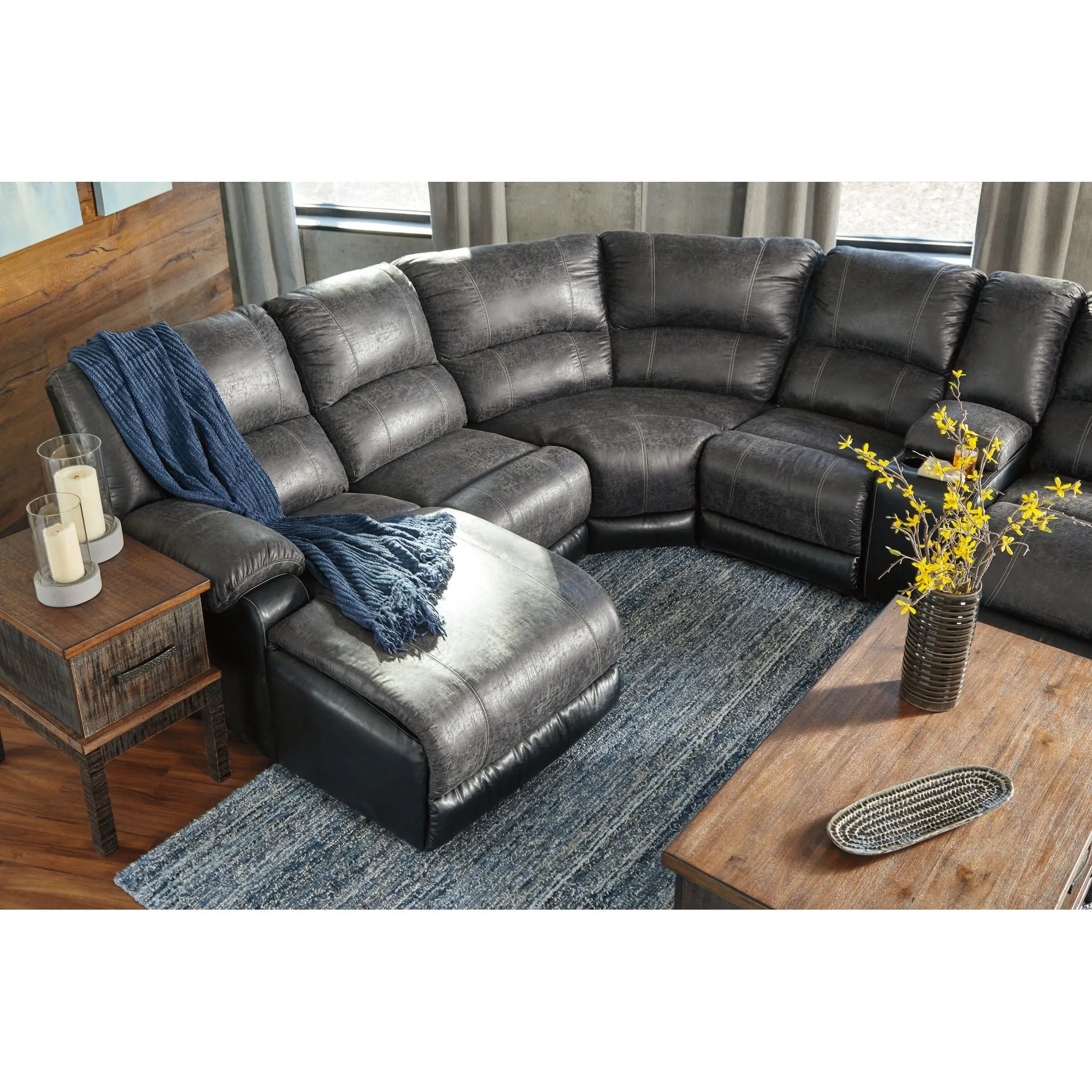 Nantahala 6 Piece LAF Reclining Sectional