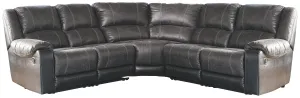 Nantahala Signature Design by Ashley 5-Piece Reclining Sectional