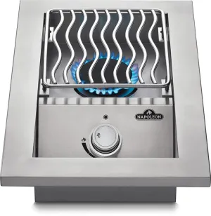 Napoleon: 500 Series Single Drop-In Burner w/ Stainless Steel Cover