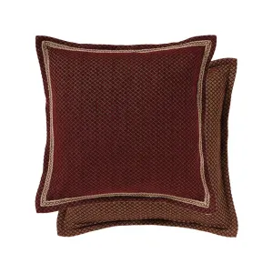 Napoleon Shiraz Square Filled Cushion by Davinci