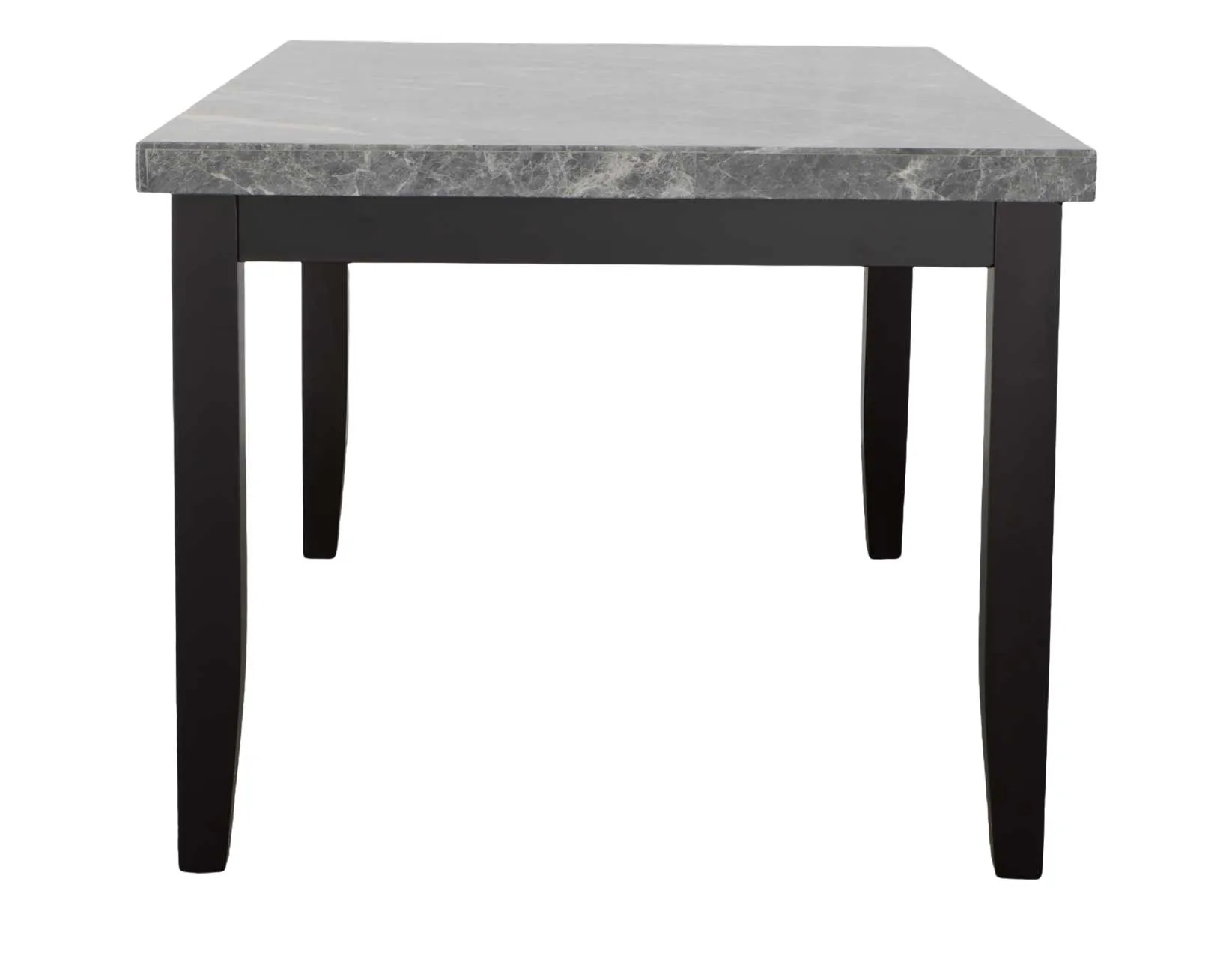 Napoli 6-Piece 64-inch Gray Marble Dining Set