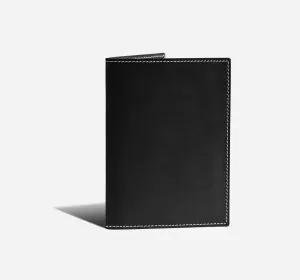 Nappa | Black Contrast Seam | Passport Cover