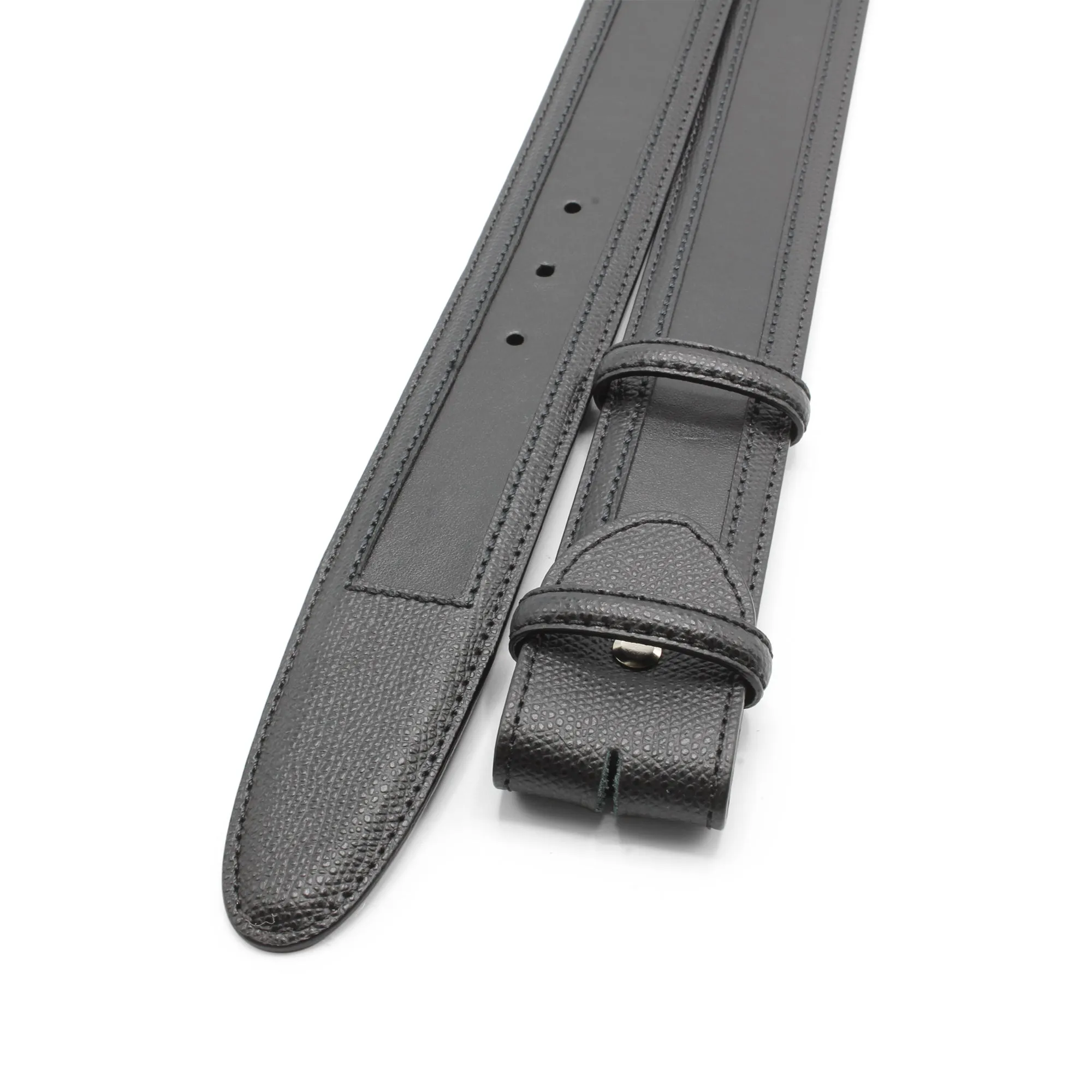 Nappa/Dauphin Mix Coltrane Belt Strap