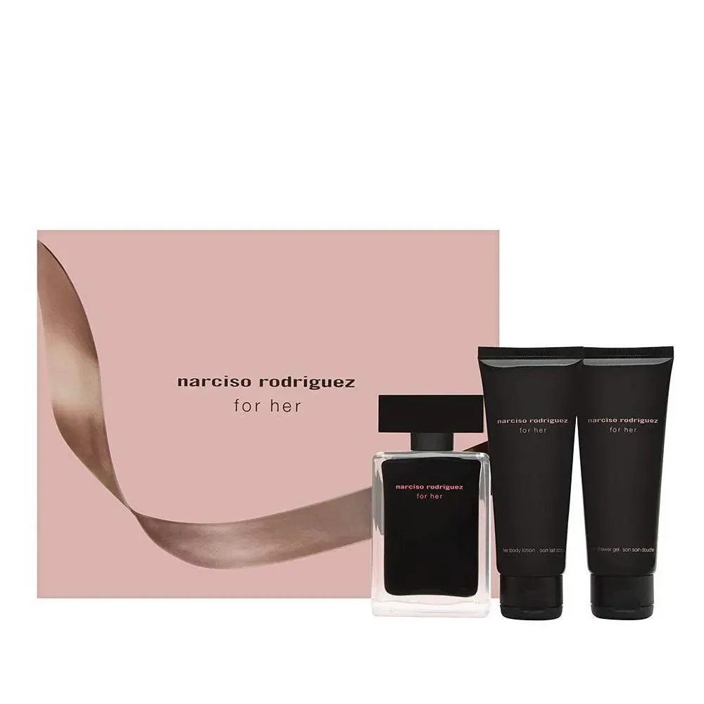 Narciso Rodriguez for Her Eau de Toilette 3 Pcs. Gift Set