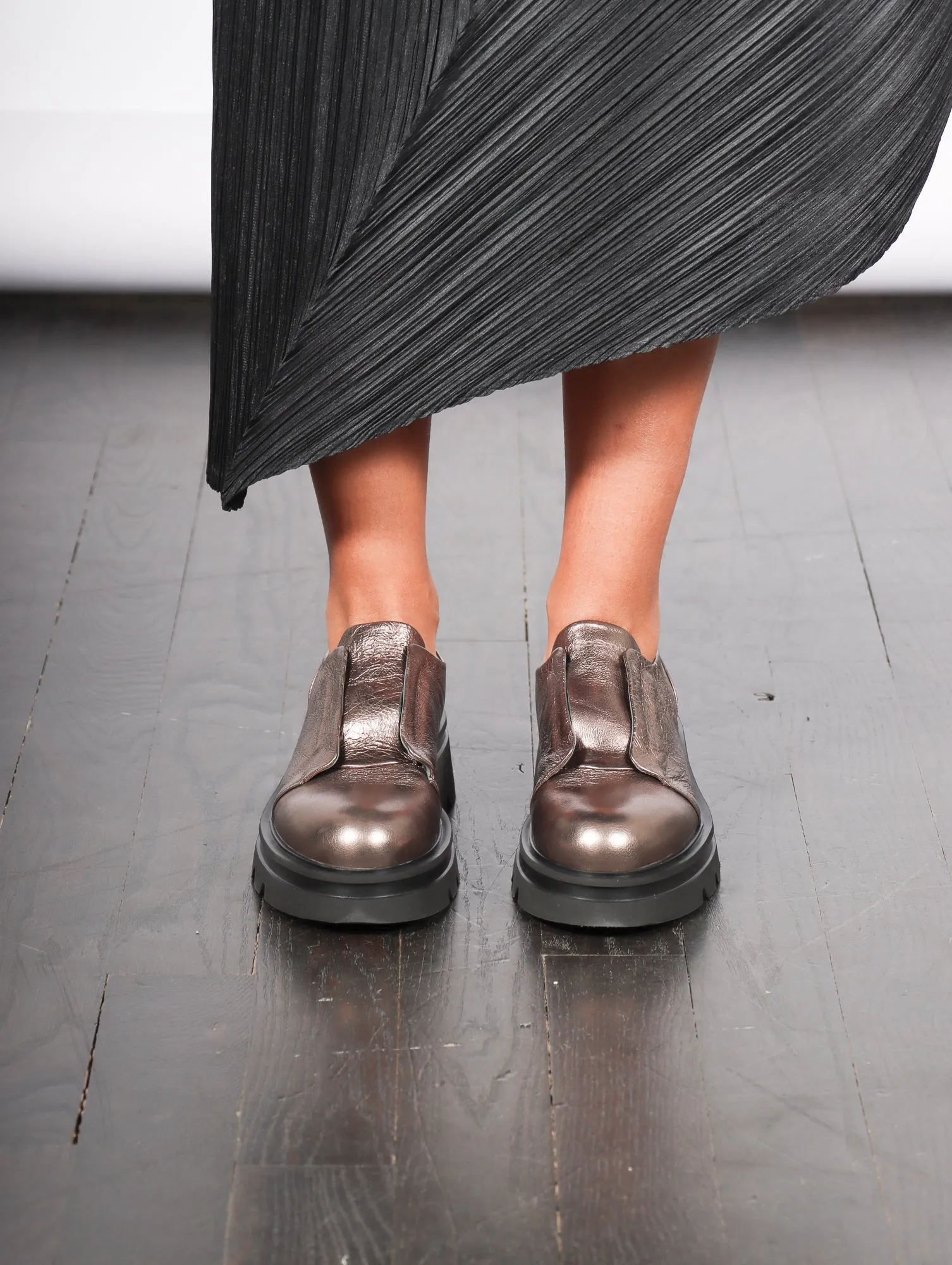 Nari Loafer in Dusty Bronze by Patrizia Bonfanti