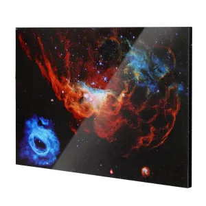 NASA Hubble 30 Years Galaxy Glossy Canvas Wall Art Print - 36" x 24"