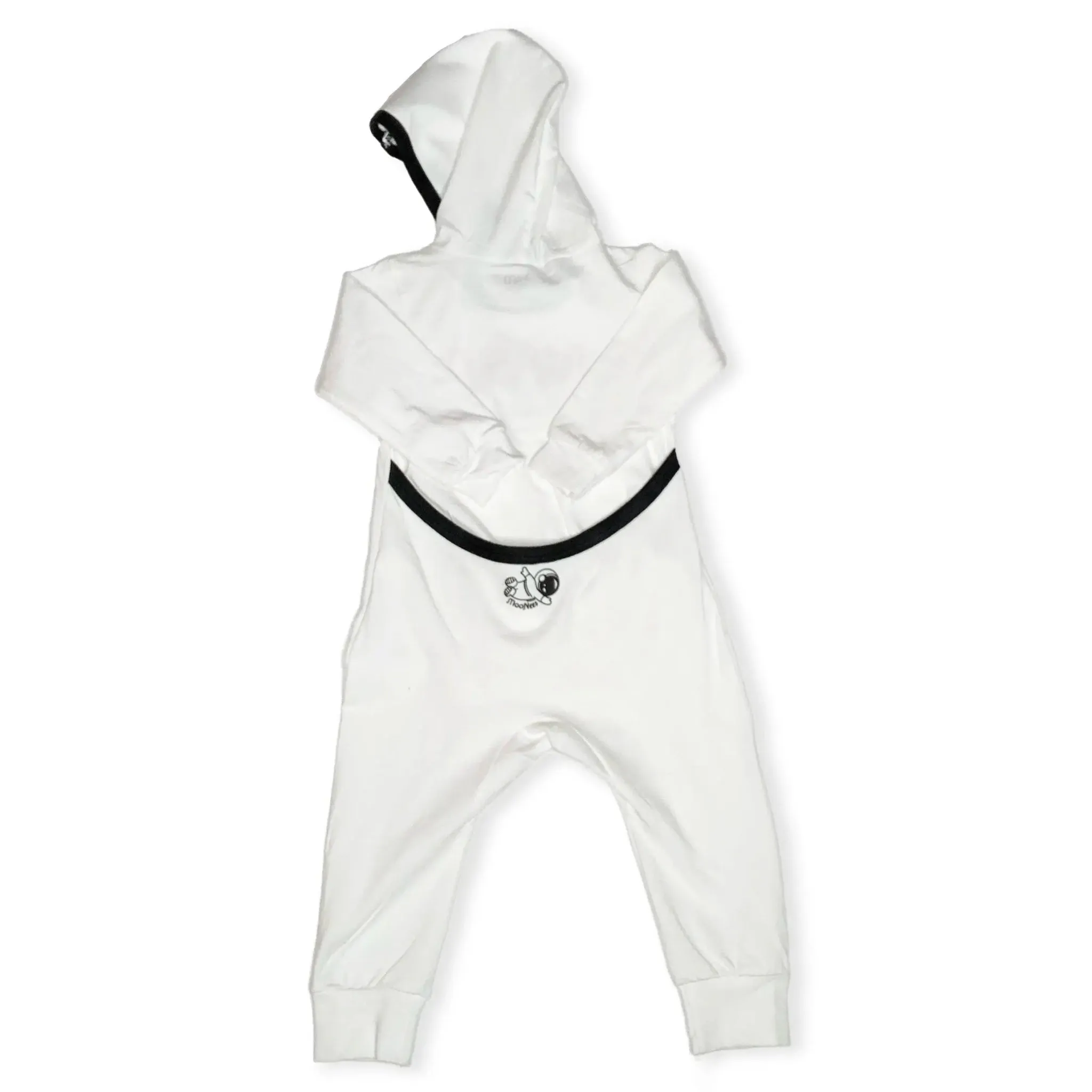 NASA Worm Logo Infant Hoodie Cotton One Piece | MoonEaze™