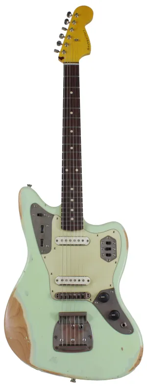 Nash Guitars JG63 Jaguar, Surf Green