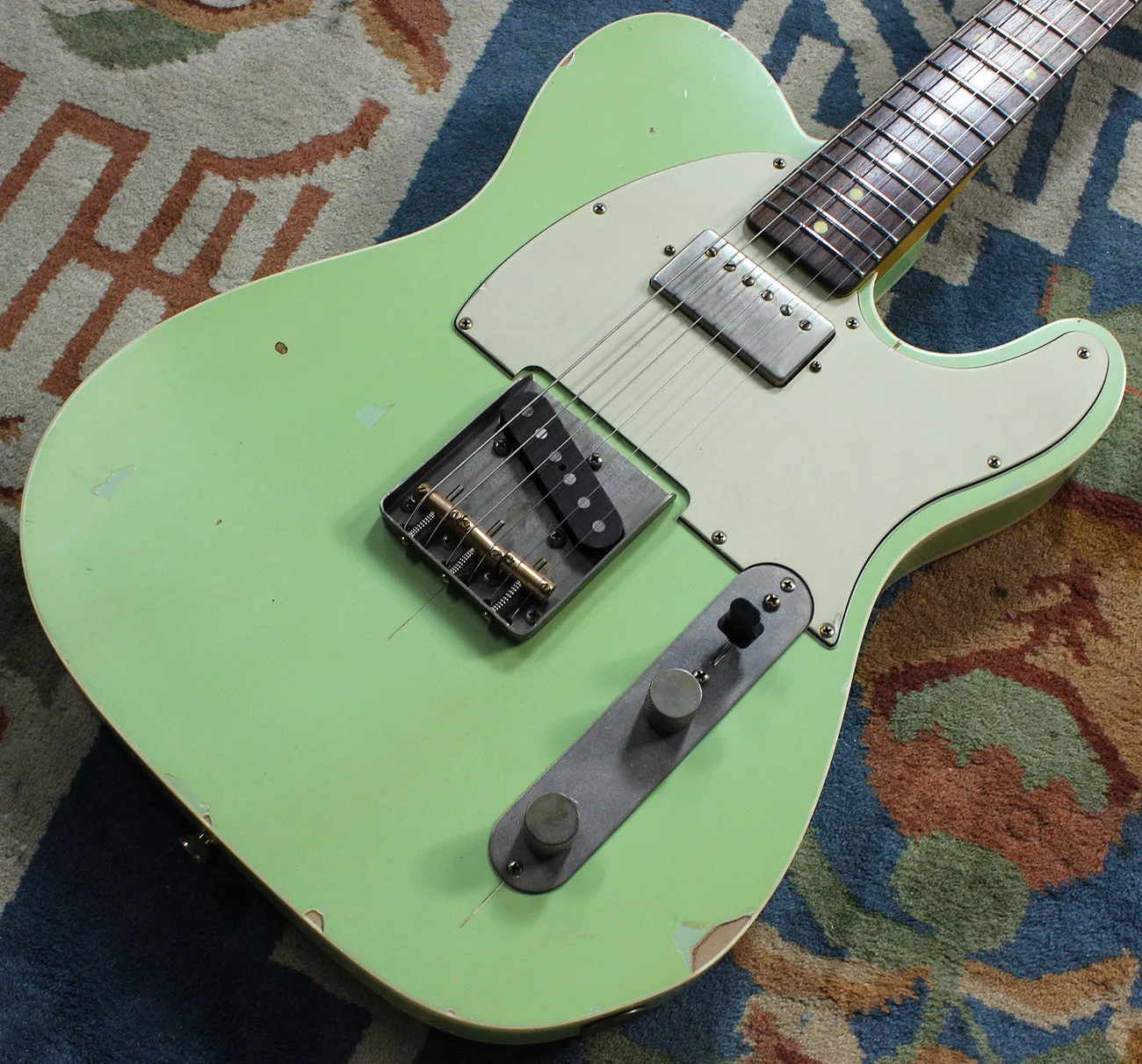 Nash T63DB Guitar, Surf Green, Humbucker