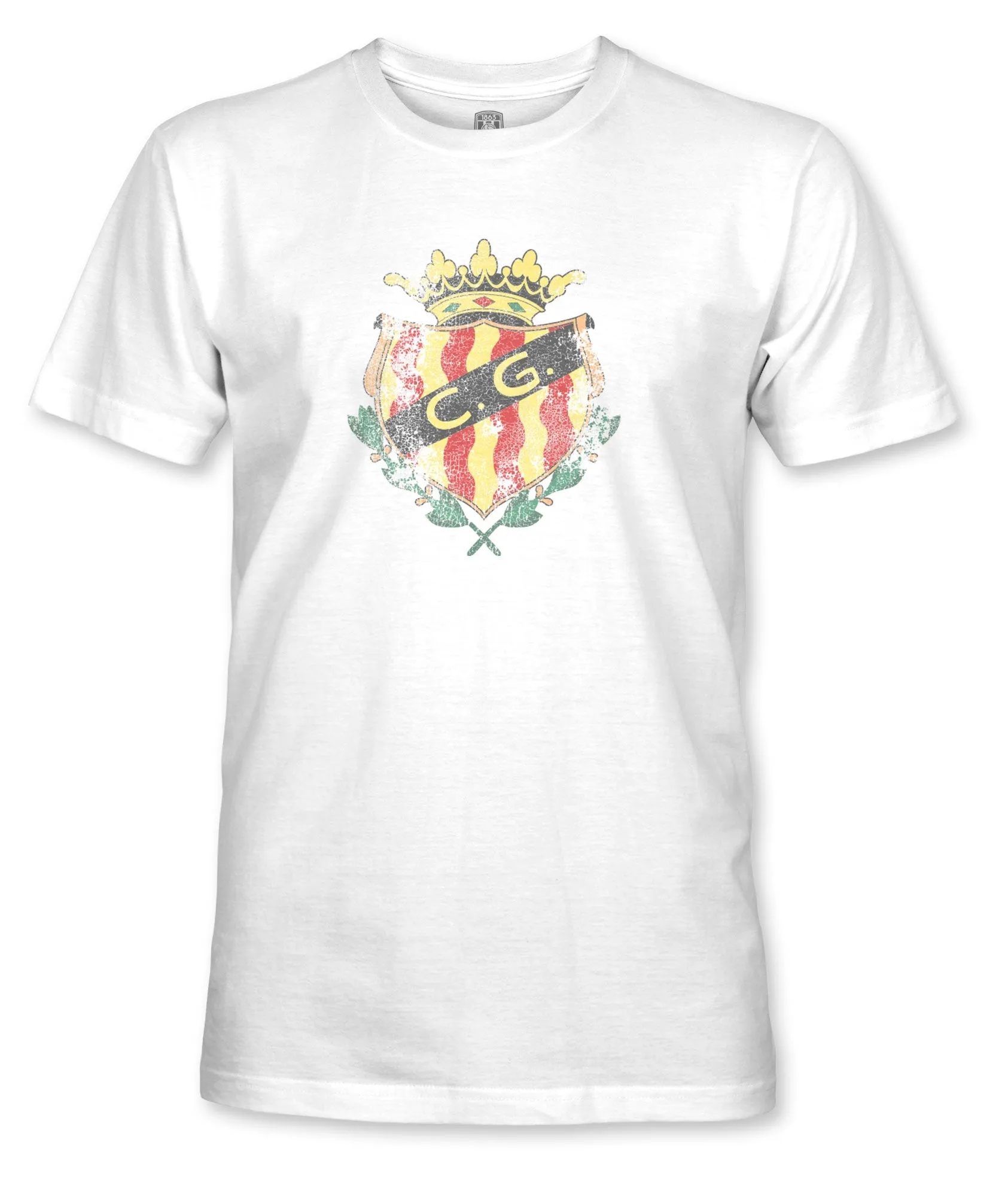 Nastic de Tarragona Color Badge Cotton T-Shirt - White