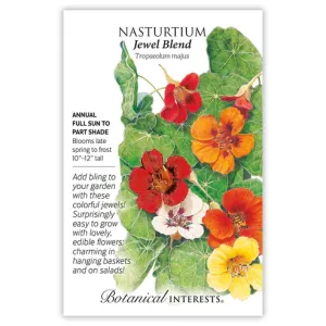 Nasturtium Jewel Blend Seed Pkt