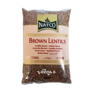 Natco Brown Lentils 2kg