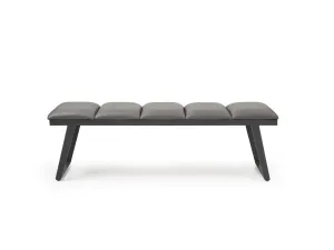 Nathan Bench in Dark Gray