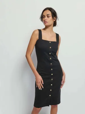 Nation LTD - Claude Dress in Jet Black