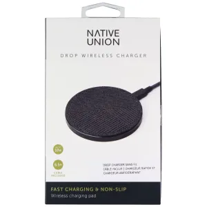 Native Union 10W Drop Wireless Charging Pad - Slate Gray - DROP-GRY-FB