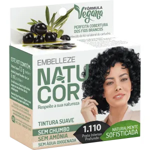 Natucor Hair Dye Naturally Sophisticated Deep Intense Black Olive Oil 12g