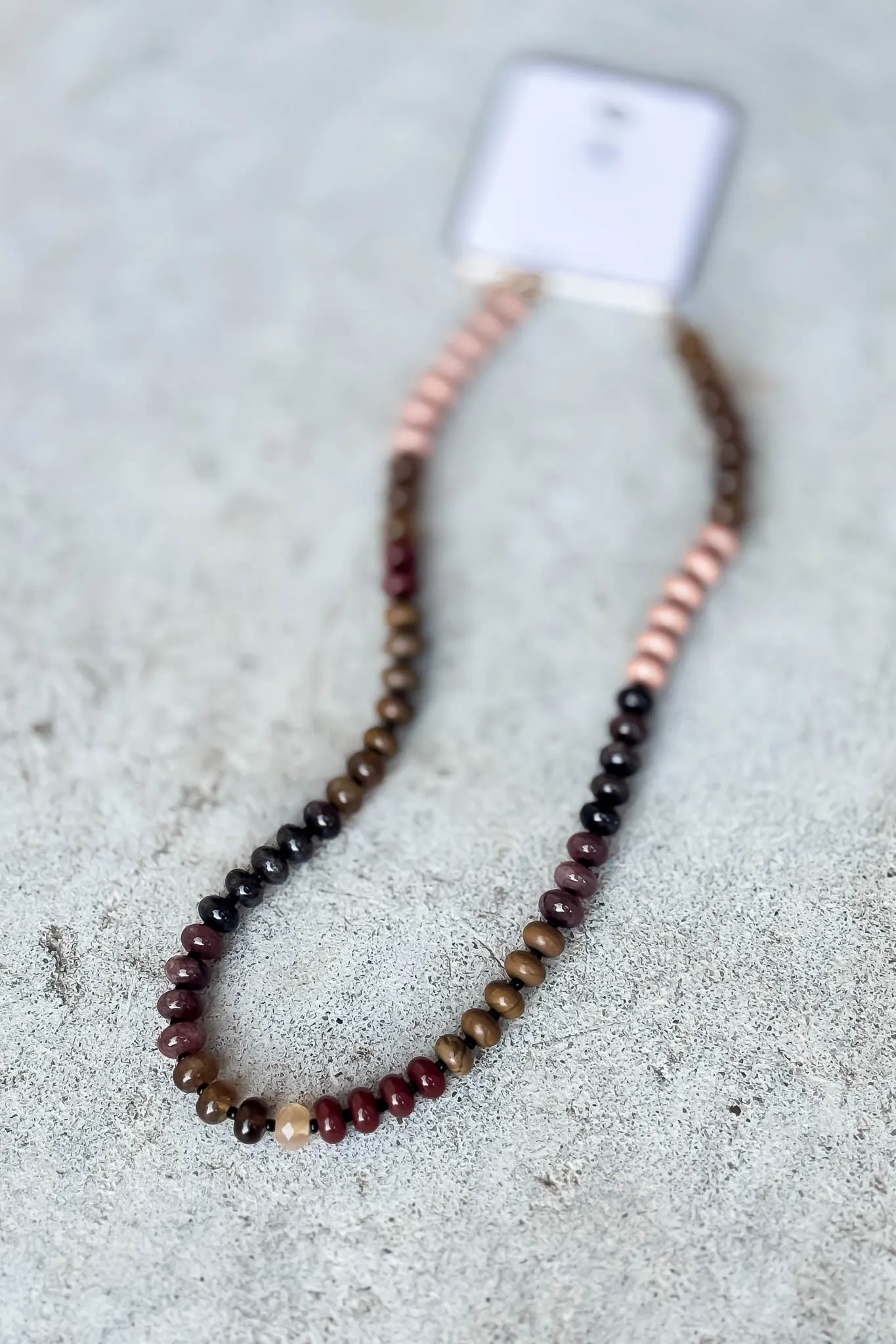 Natural Agate Like Natural Beaded Necklace