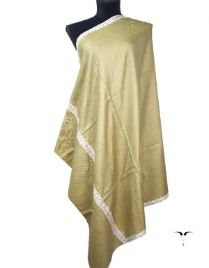 natural embroidery Pashmina shawl 8681