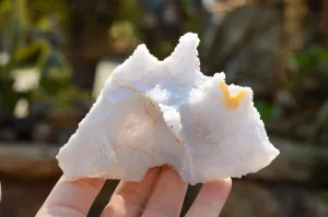 Natural Etched Blue Chalcedony Specimens x 5 From Nsanje, Malawi