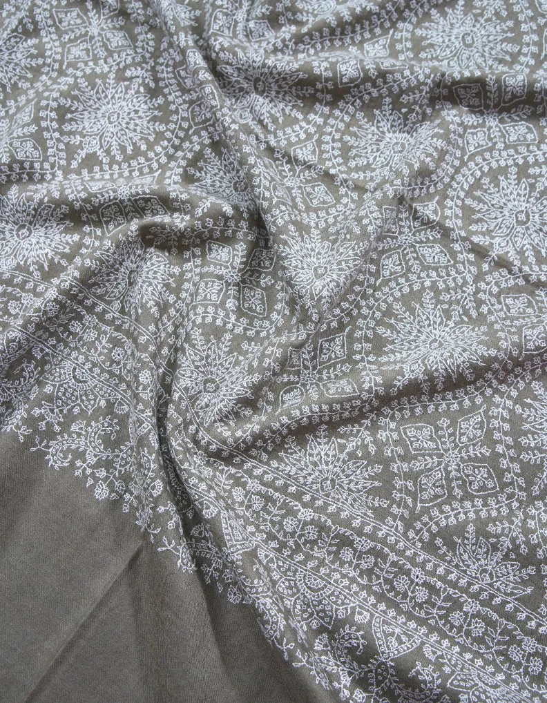 natural jamma embroidery pashmina shawl 8776