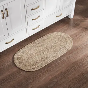 Natural Jute Rug Oval 17x36