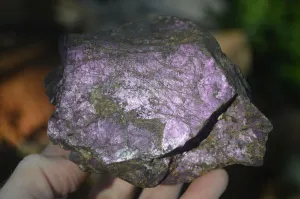 Natural Metallic Purpurite Cobbed  Specimens x 3 From Erongo, Namibia