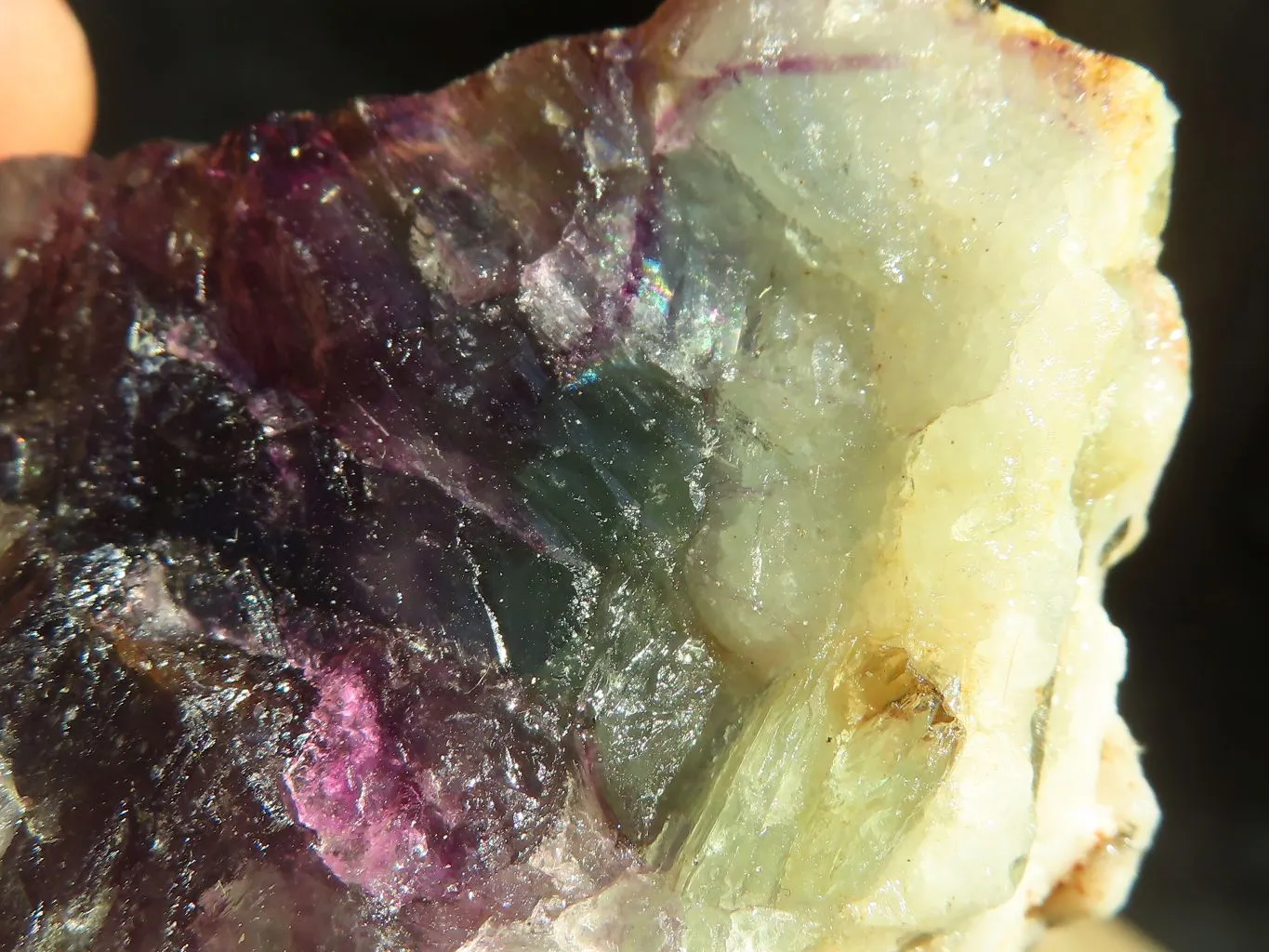 Natural Rough Watermelon Fluorite Cobbed Specimens  x 14 From Uis, Namibia