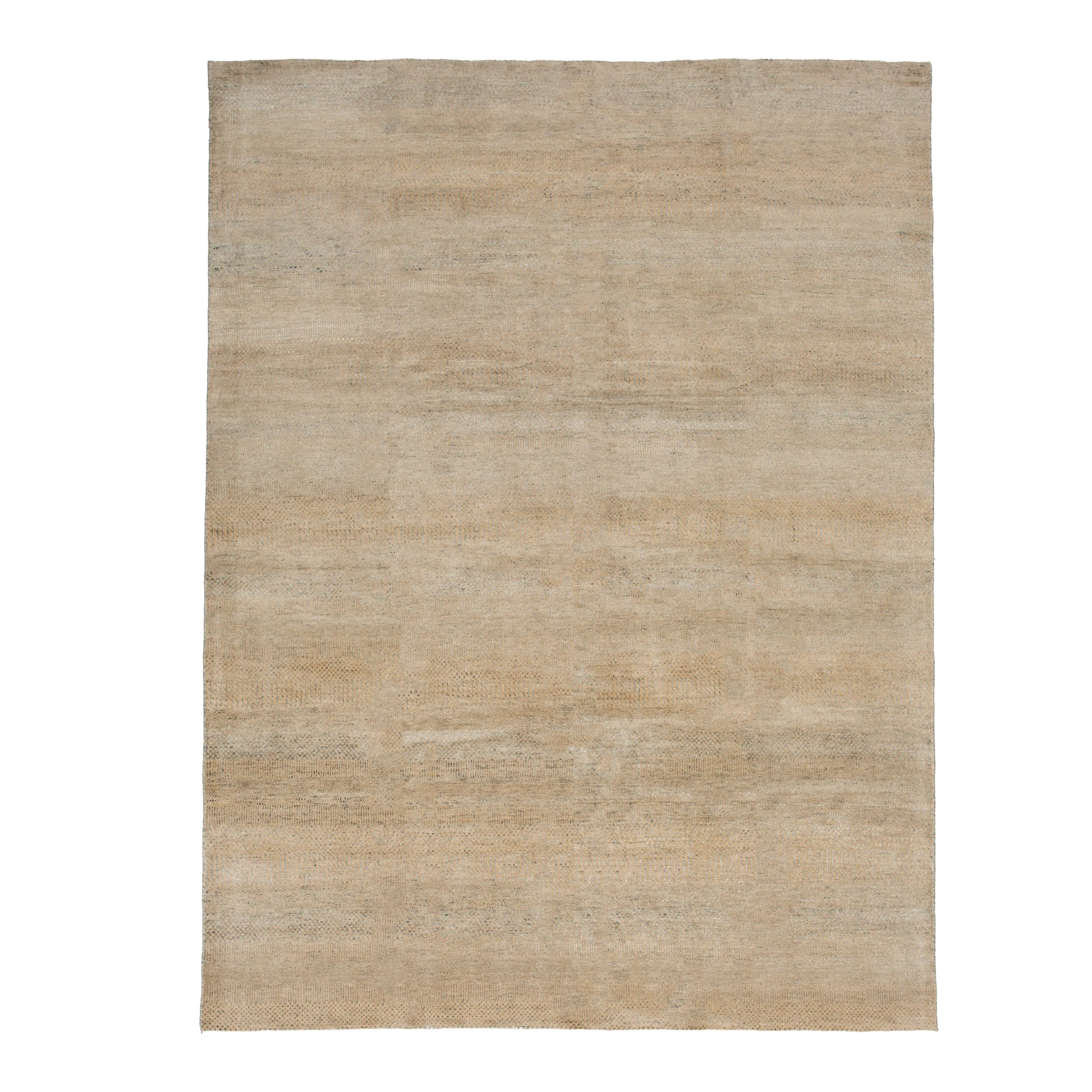 Natural Solid Indo Savannah Rug - 7'9" x 10'3"