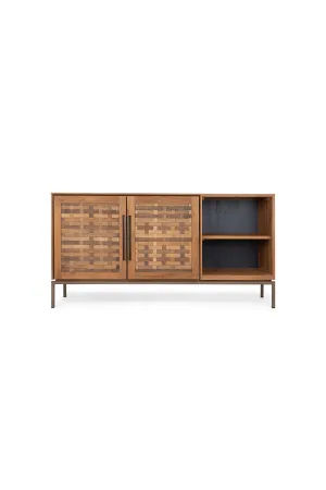 Natural Teak Wood Low Dresser | dBodhi Karma