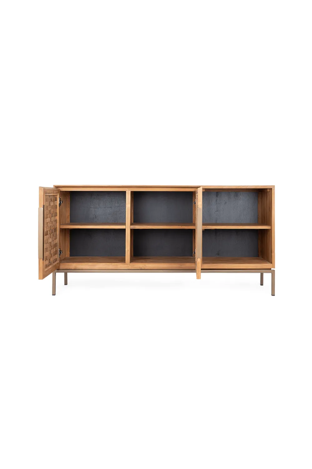 Natural Teak Wood Low Dresser | dBodhi Karma