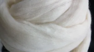 Natural White Wool Roving