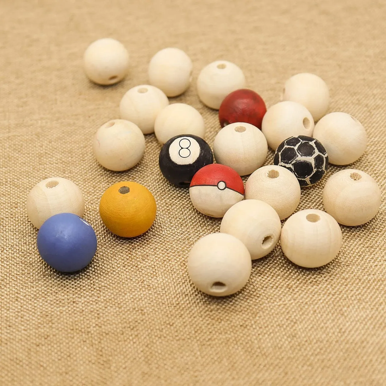 Natural Wooden Beads 12 mm