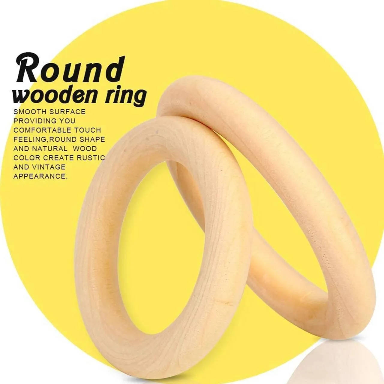 Natural Wooden Rings