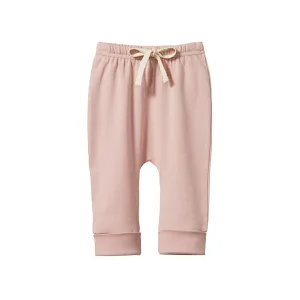 Nature Baby Drawstring Pants - Rose Bud