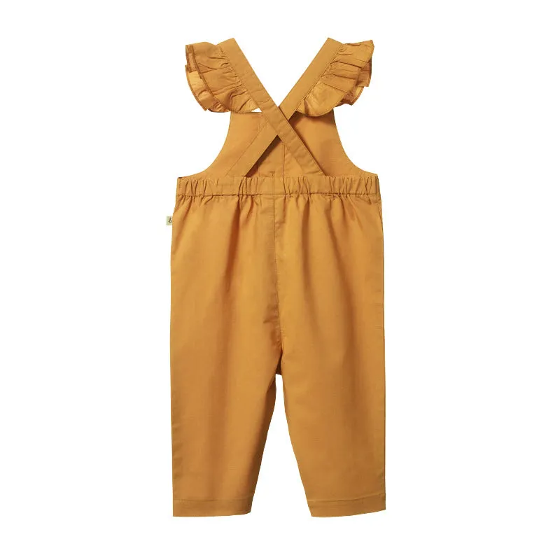 Nature Baby Orchard Overalls - Straw