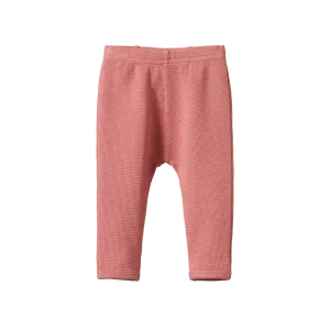 Nature Baby - Selby Waffle Pants Rose Clay