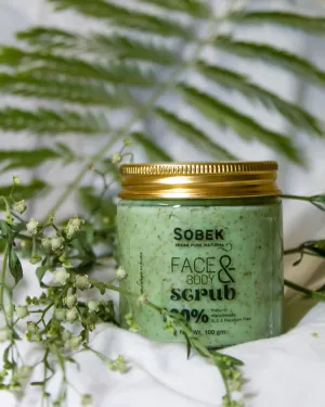 Nature's Nectar- Green Tea & Neem Face and Body Scrub