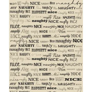 Naughty or Nice Printed Backdrop