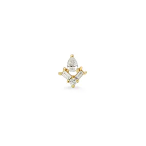 Navajo 18K Diamond Stud