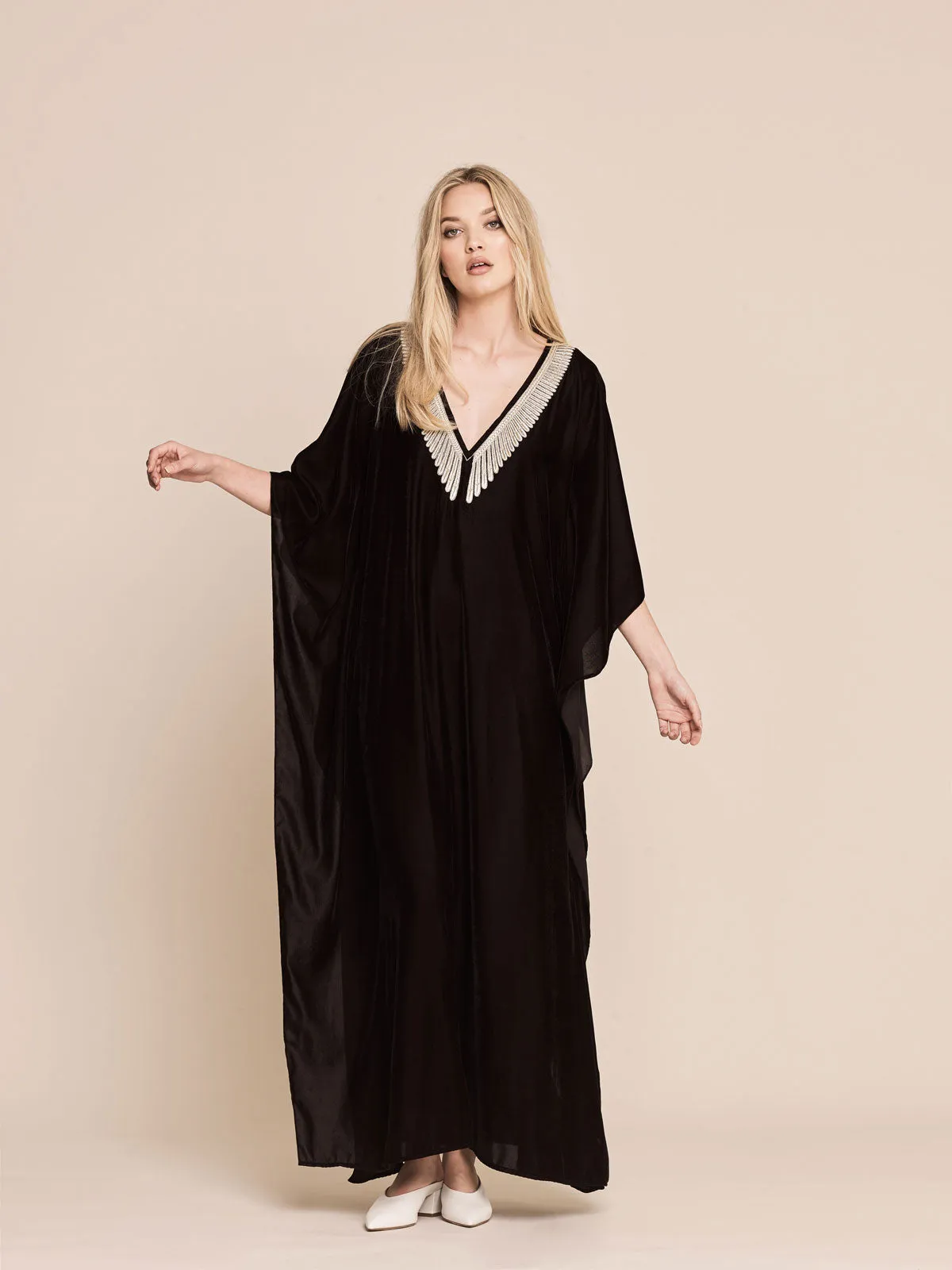 Navin (Midnight Black Chiffon)